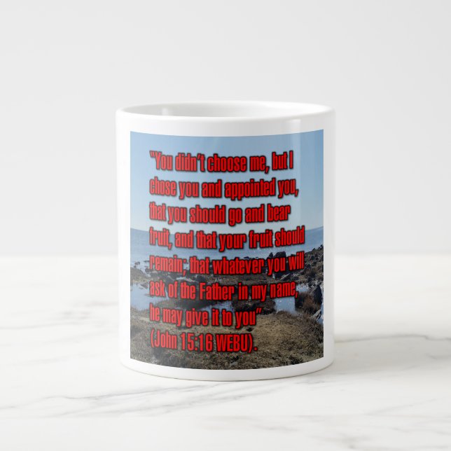 De Café Grande João 15:16 WEBU Caneca (Frente)