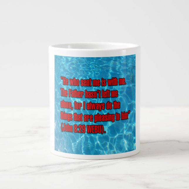 De Café Grande João 8:29 WEBU Caneca (Frente)