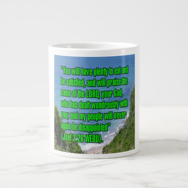 De Café Grande Joel 2:26 WEBU Caneca (Frente)