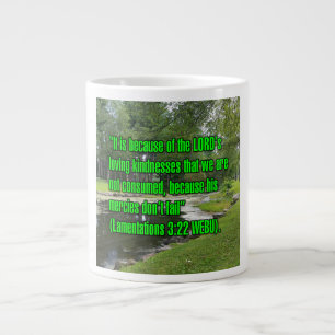 De Café Grande Lamentações 3:22 WEBU Caneca