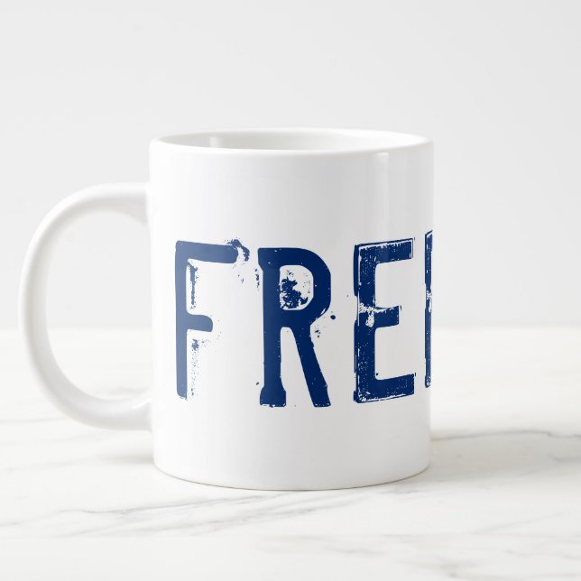 De Café Grande Liberdade! Caneca (Esquerda)