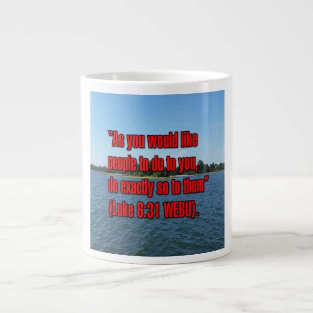 De Café Grande Lucas 6:31 WEBU Caneca (Frente)