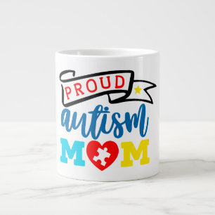 De Café Grande Mãe Autista - Caneca Jumbo