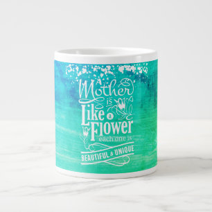 De Café Grande Mãe Como Flores, Caneca Especial Dia das Mães