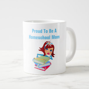 De Café Grande Mãe que Ensina em Casa - Caneca Jumbo