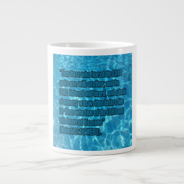 De Café Grande Malaquias 3:16 WEBU Caneca (Frente)