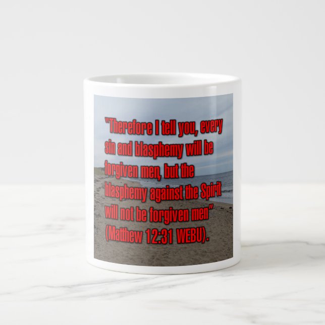 De Café Grande Mateus 12:31 WEBU Caneca (Frente)