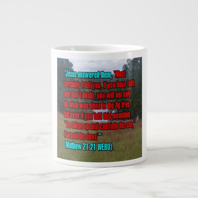 De Café Grande Mateus 21:21 WEBU Caneca (Frente)