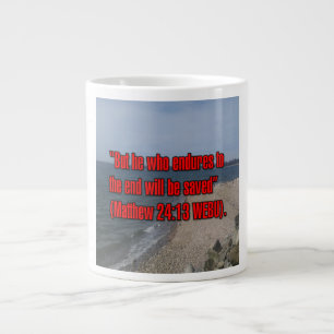 De Café Grande Mateus 24:13 WEBU Caneca