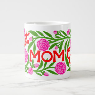 De Café Grande Melhor Mãe do Mundo Caneca Jumbo Dia das Mães