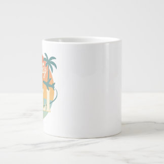 De Café Grande Mentalmente estou em Bali – Caneca Tropical Retro
