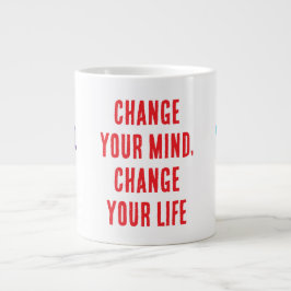 De Café Grande Mude sua mente... Caneca especial