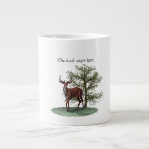 De Café Grande O dinheiro para aqui, caneca