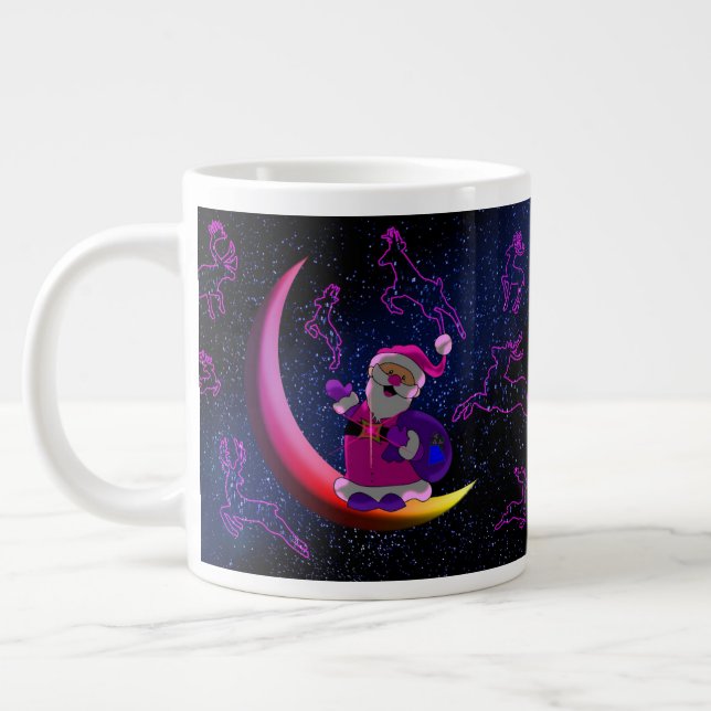 De Café Grande Papais noeis na caneca da Lua para todos os dias (Esquerda)