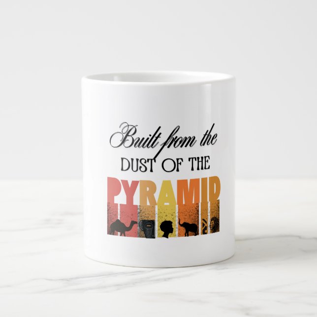De Café Grande Poeira da Pirâmide | Caneca Especial (Frente)