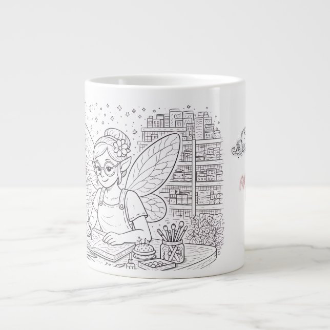 De Café Grande #ProjectCraftFairy LuLu v1 Caneca Especial (Frente)