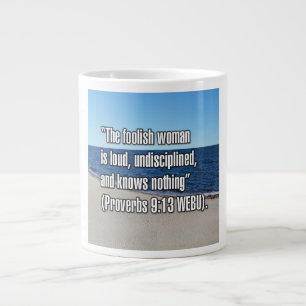 De Café Grande Provérbios 9:13 WEBU Caneca