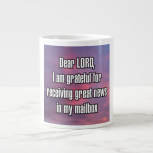 De Café Grande Querido SENHOR, sou grato por receber... Caneca