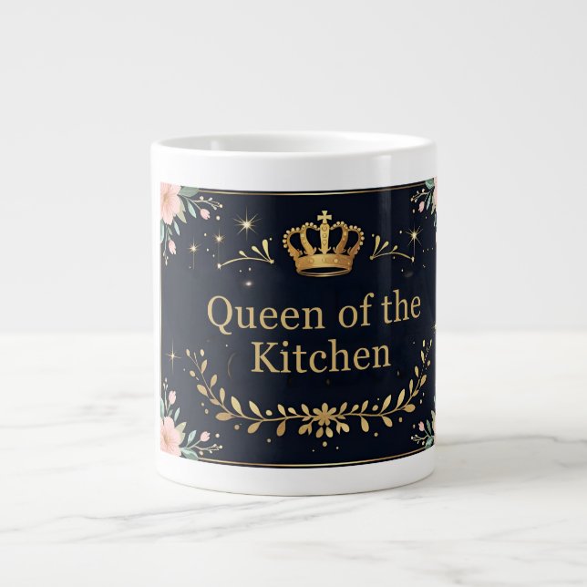 De Café Grande Rainha da Caneca Real da Cozinha (Frente)