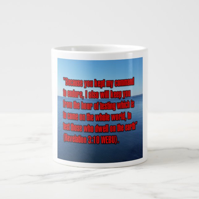 De Café Grande Revelação 3:10 WEBU Caneca (Frente)