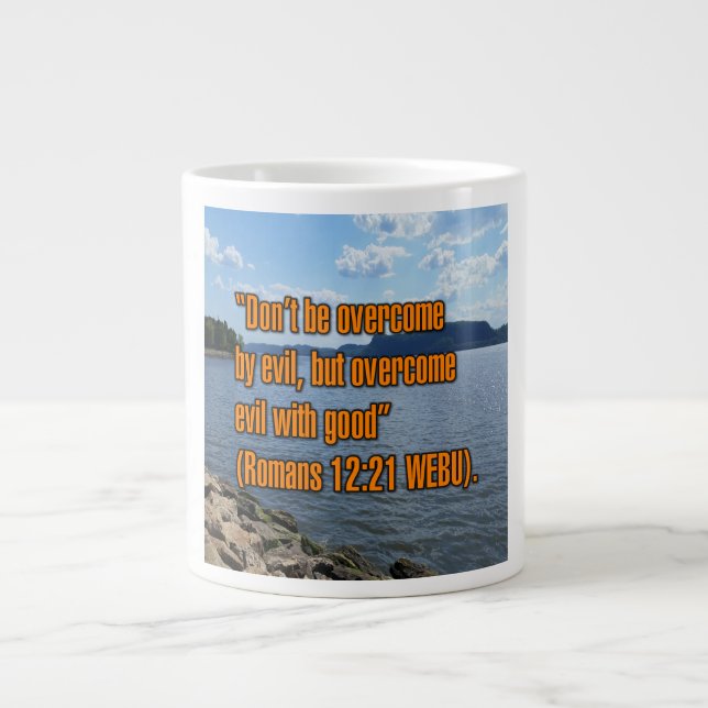 De Café Grande Romanos 12:21 WEBU Caneca (Frente)
