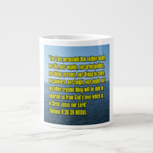 De Café Grande Romanos 8:38-39 WEBU Caneca