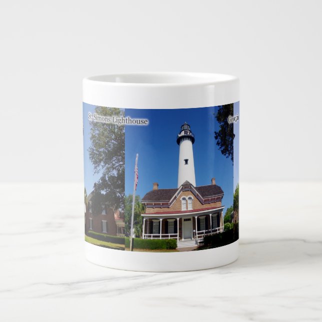 De Café Grande Rua Simons Lighthouse, caneca especial (Frente)