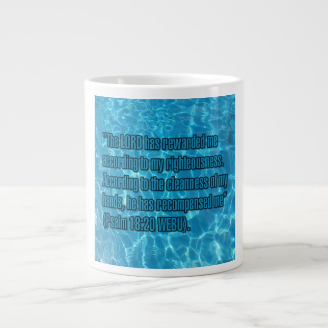 De Café Grande Salmo 18:20 WEBU Caneca (Frente)