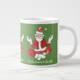 De Café Grande Santa Yoga | Caneca Jumbo