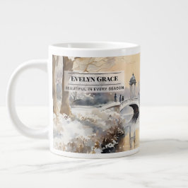 De Café Grande Sereno Inverno Kensington Gardens Londres Caneca