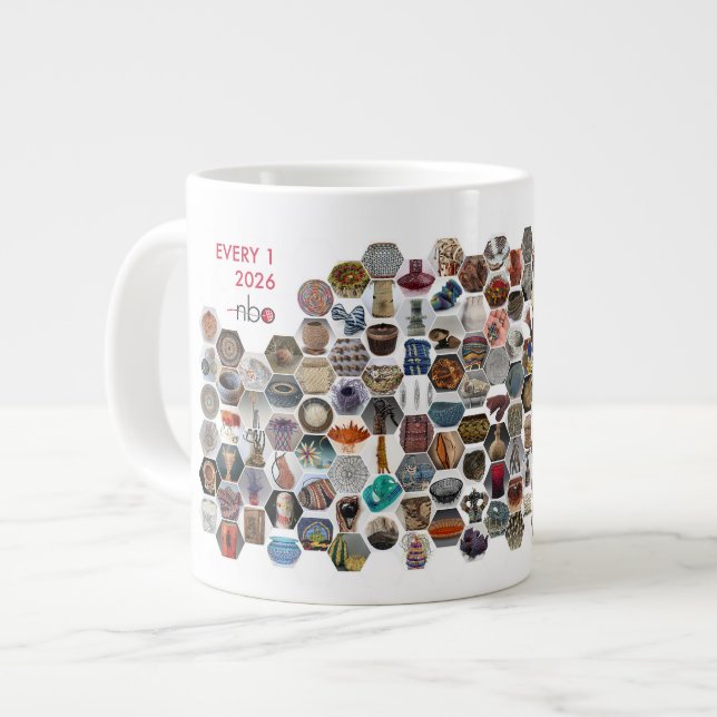 De Café Grande Todas as 1 caneca JUMBO 2026 (Frente Esquerda)