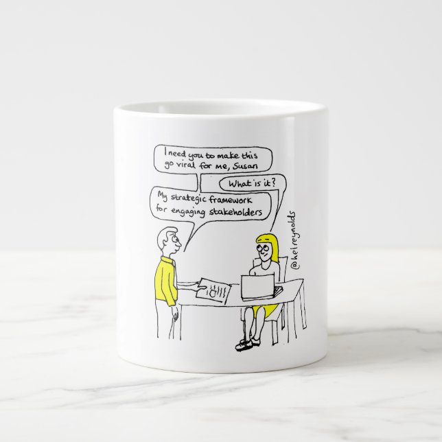 De Café Grande Tome essa caneca 'virulenta' (Frente)