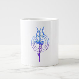 De Café Grande Trishul na caneca