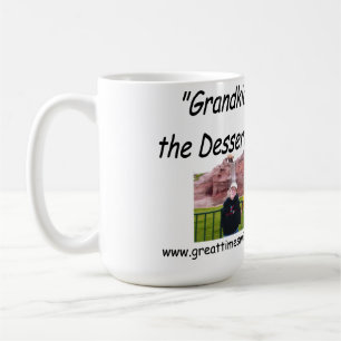 De Café Grandes épocas com caneca dos netos