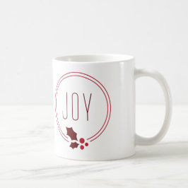 De Café Grinalda da alegria e caneca festiva do feriado