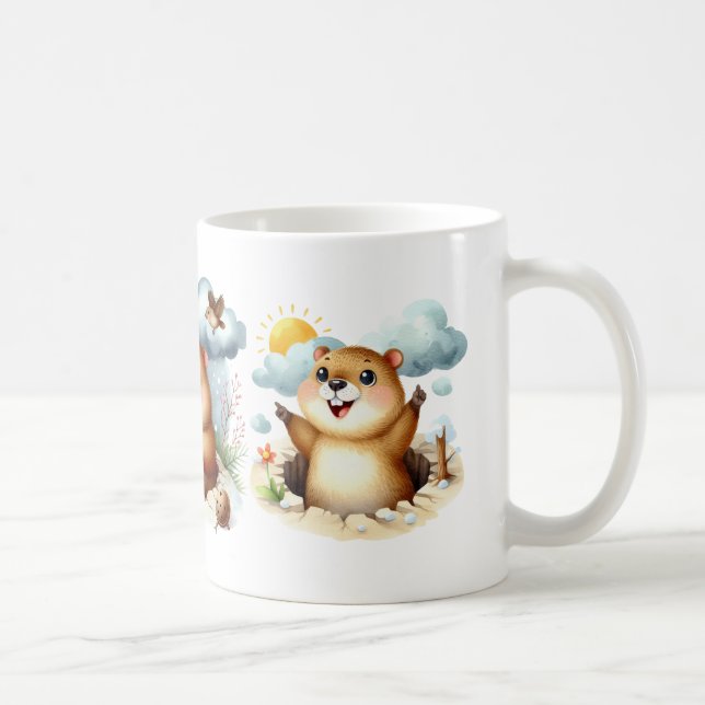 De Café Groundhog Day Coffee Mug - Caneca Perfeita (Direita)
