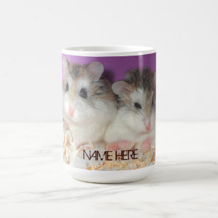 De Café Hamster bonitos na caneca do amor com nome