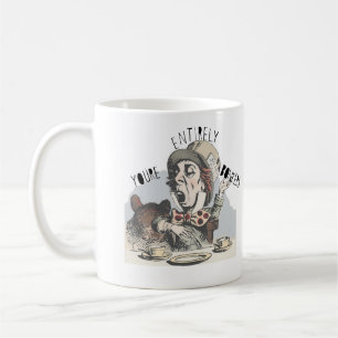 De Café Hatter louco "você é" caneca inteiramente bonker