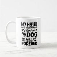 Heeler azul é minha caneca favorita do cão