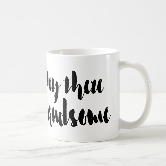 De Café Hey lá caneca considerável (Direita)