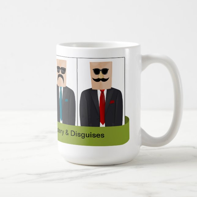 De Café Homem aéreo do saco da caneca do mistério e dos (Direita)