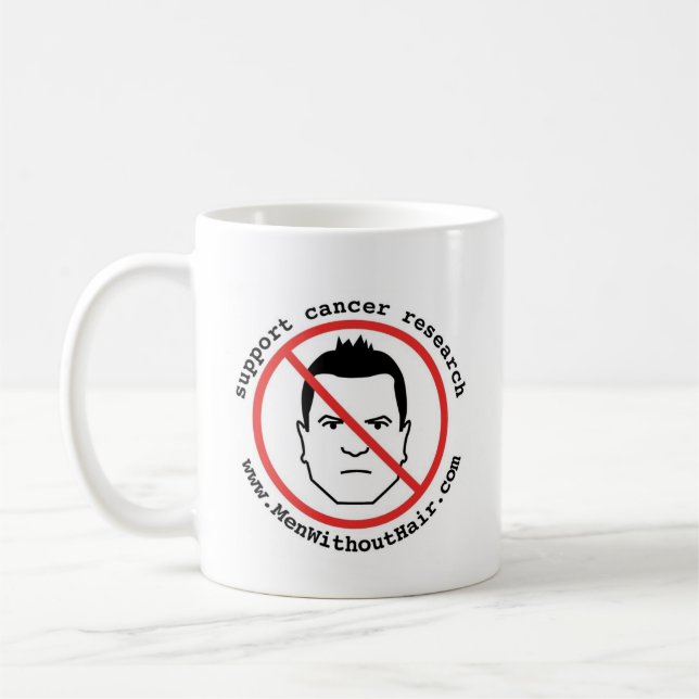 De Café Homens sem caneca do cabelo (Esquerda)