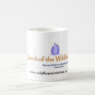 De Café Igreja da caneca do incêndio violento