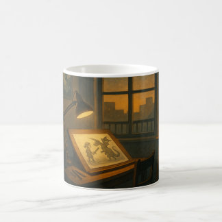 De Café Illustrators Studio em uma caneca