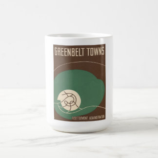 De Café Imagem das cidades do cinturão verde na caneca