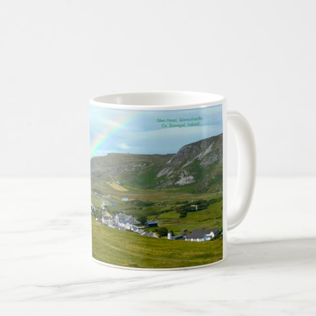 De Café Imagem irlandesa para caneca branca clássica (Frente Esquerda)