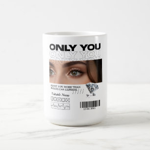 De Café Imagem Personalizada, Nome & Texto   Caneca Person