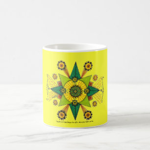 De Café Incentivo - caneca básica (amarelo)