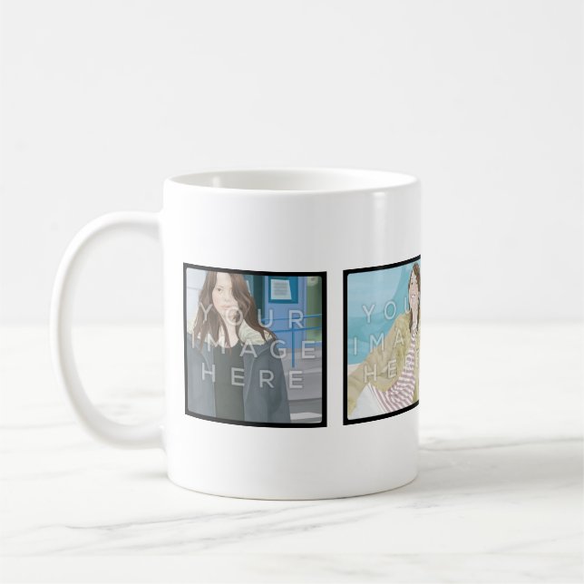 De Café Instagram 4 designs personalizados foto da caneca (Esquerda)