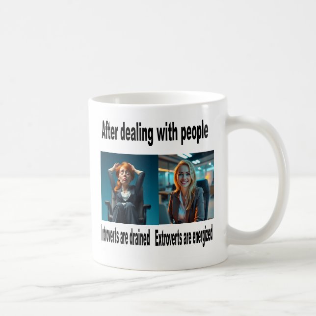 De Café Introdução/Extrovert caneca (Direita)